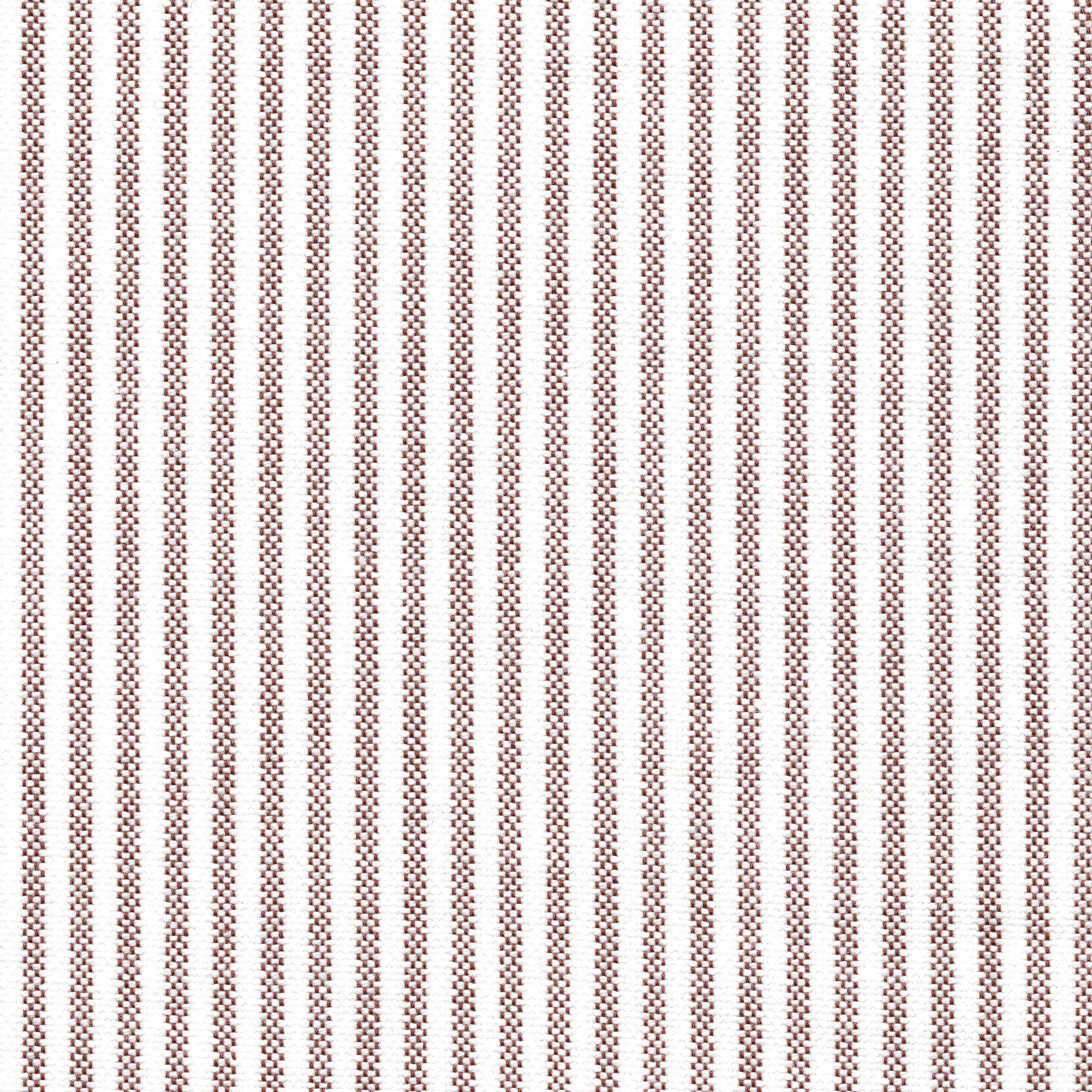 Brown & White University Stripe Oxford Cloth - Made-to-Order Shirt