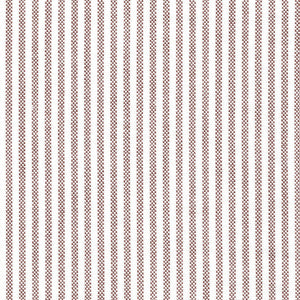 Brown & White University Stripe Oxford Cloth - Made-to-Order Shirt