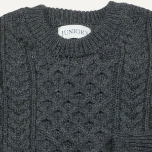 Charcoal Irish Fisherman Sweater