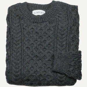 Charcoal Irish Fisherman Sweater
