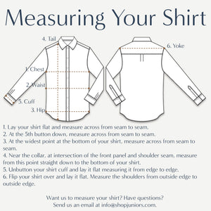 Blue & White Reverse Stripe Oxford Cloth - Made-to-Order Shirt