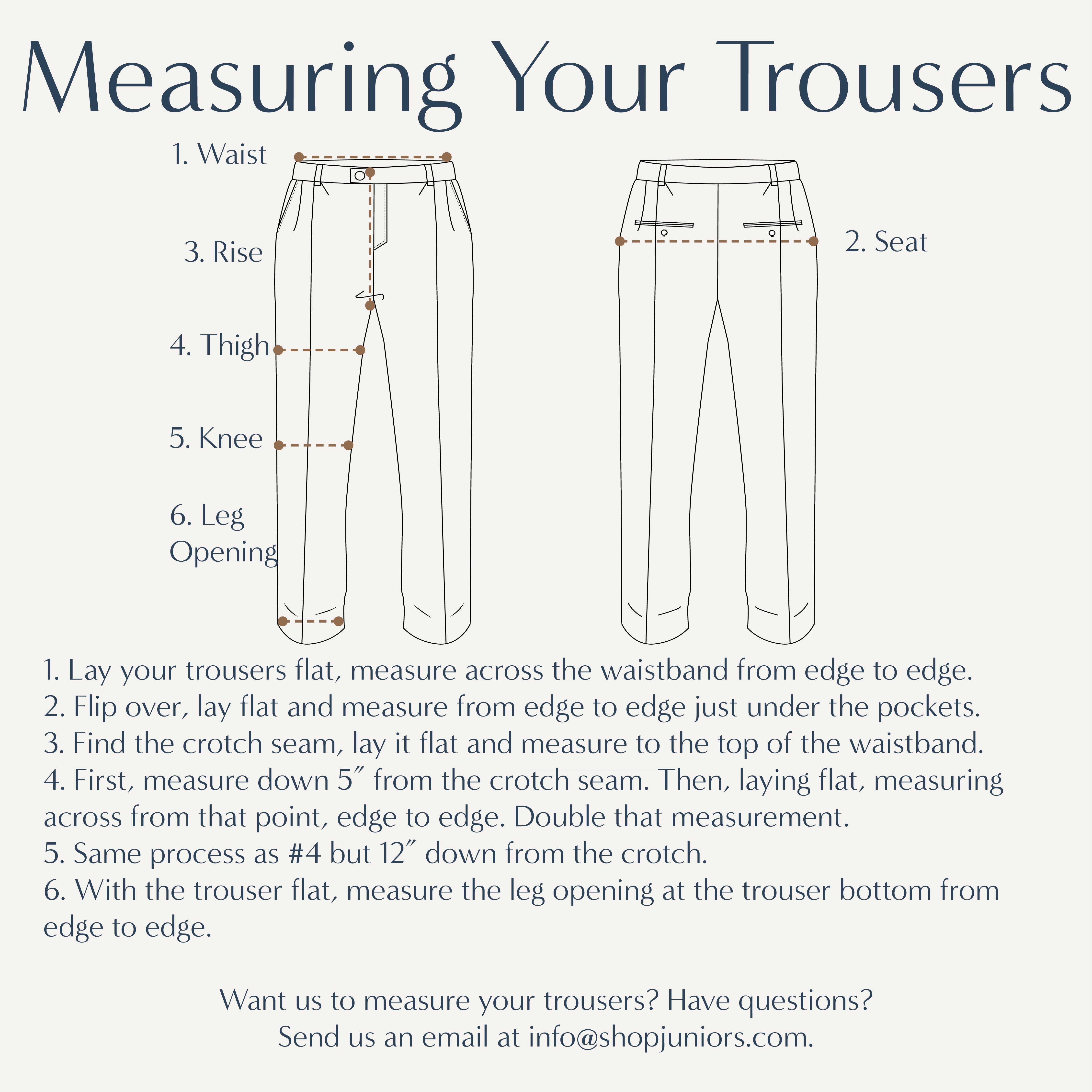 British Khaki Wool Gabardine - Made-to-Order Dress Trousers