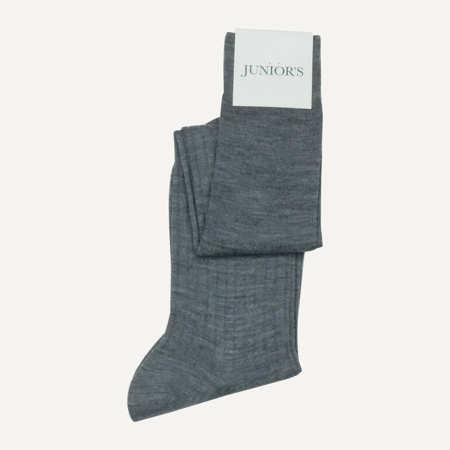 Mid Grey Over-the-Calf Sock