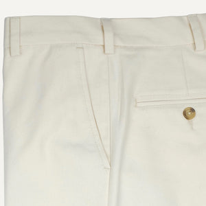 Natural Cotton Canvas Trouser