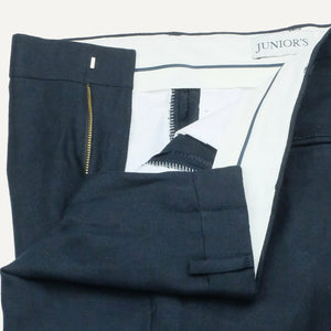 Navy Linen Trouser