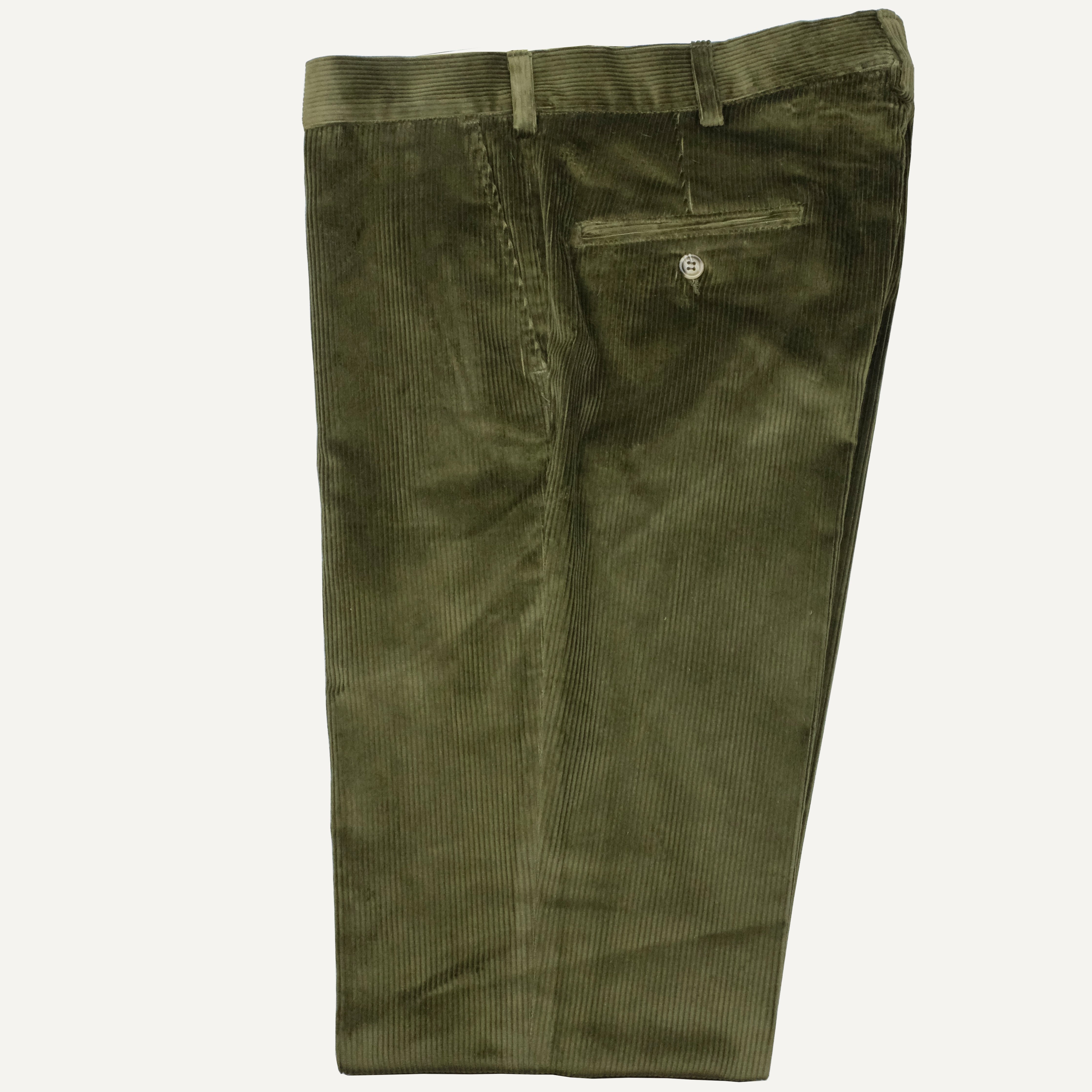 Sage Cotton Corduroy Trouser