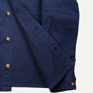 Navy Twill Cotton Work Jacket